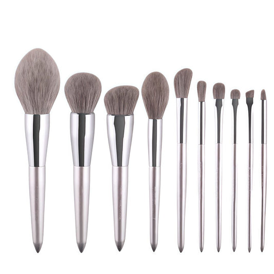 Hand-Made Makeup Brushes 9 Pcs Set